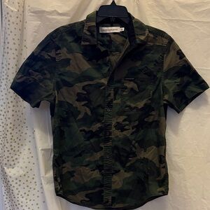 Calvin Klein Jeans Camouflage Short Sleeve Shirt
